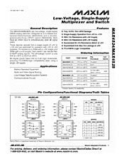 DataSheet MAX4524 pdf